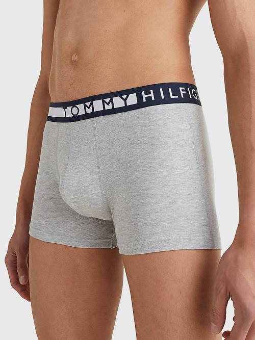 Tommy Hilfiger 3-Pack Statement Waistband Trunks Ondergoed Heren Zwart | TH104DSL