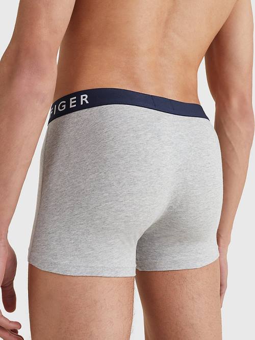 Tommy Hilfiger 3-Pack Statement Waistband Trunks Ondergoed Heren Zwart | TH104DSL