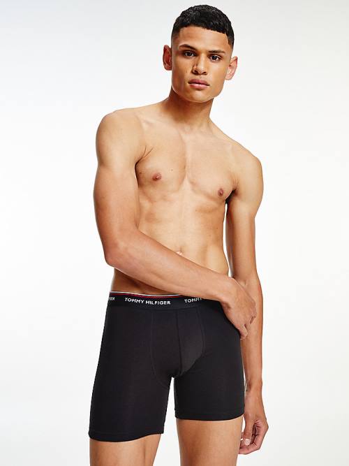 Tommy Hilfiger 3-Pack Stretch Katoenen Boxer Shorts Ondergoed Heren Grijs | TH310CVK