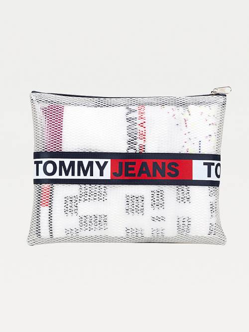 Tommy Hilfiger 3-Pack Stretch Katoenen Gift Box Sokken Heren Wit | TH862ZBA