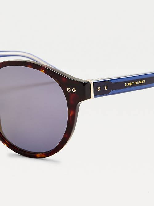 Tommy Hilfiger Acetate Zonnebril Heren Bruin | TH035GZY