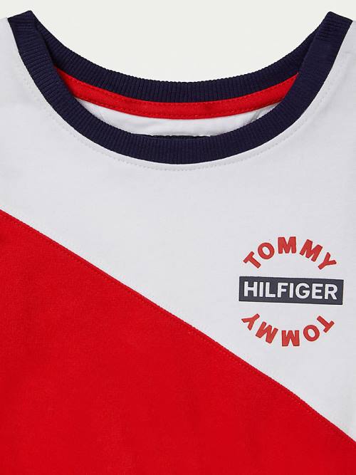 Tommy Hilfiger Adaptive Colour-Blocked Mouwloos Jurken Meisjes Multi | TH072SCI