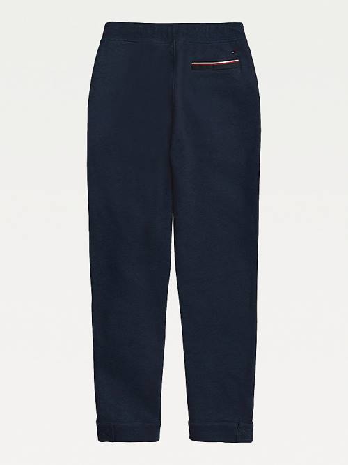 Tommy Hilfiger Adaptive Drawstring Joggers Broek Heren Blauw | TH623FIT