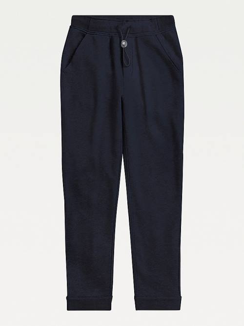 Tommy Hilfiger Adaptive Drawstring Joggers Broek Heren Blauw | TH623FIT