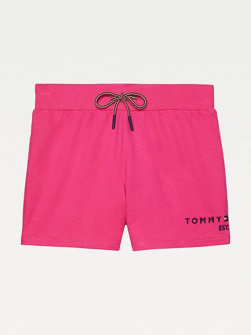 Tommy Hilfiger Adaptive Drawstring Taille Korte Broek Meisjes Roze | TH197WLK