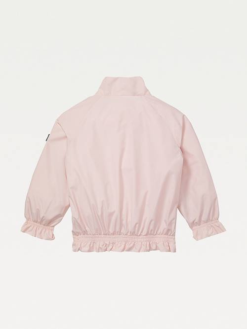 Tommy Hilfiger Adaptive Essential Lichtgewicht Ruffle Jassen Meisjes Roze | TH073RCM