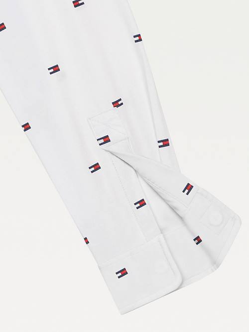 Tommy Hilfiger Adaptive Flag Woven Overhemd Jongens Wit | TH302JZQ