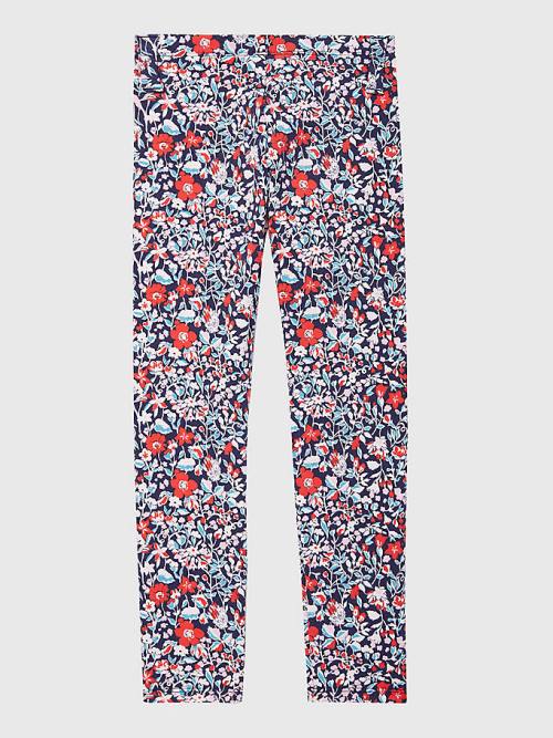 Tommy Hilfiger Adaptive Floral Print Leggings Broek Meisjes Multi | TH287AQC