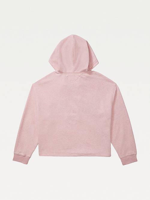 Tommy Hilfiger Adaptive Logo Hoodie Dames Roze | TH958COH