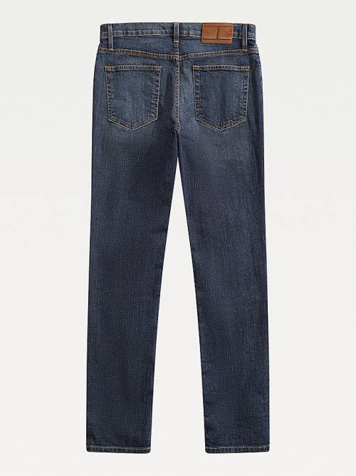 Tommy Hilfiger Adaptive Low Rise Denton Fit Jeans Heren Blauw | TH350SPU