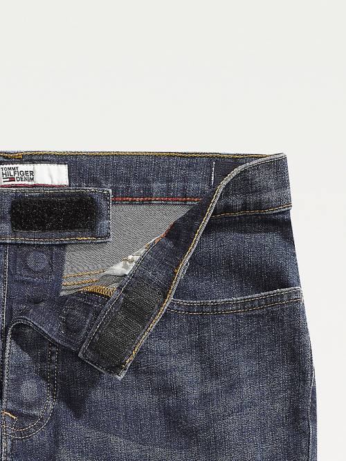 Tommy Hilfiger Adaptive Low Rise Denton Fit Jeans Heren Blauw | TH350SPU