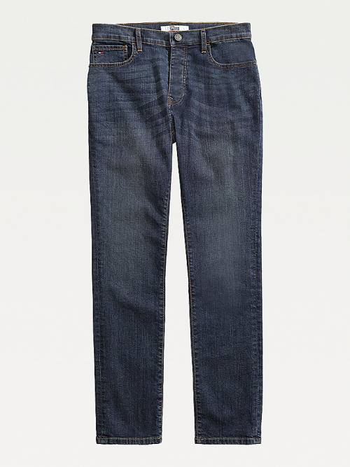 Tommy Hilfiger Adaptive Low Rise Denton Fit Jeans Heren Blauw | TH350SPU