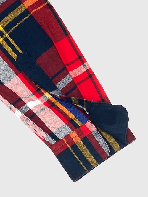 Tommy Hilfiger Adaptive Plaid Check Slim Fit Overhemd Heren Multi | TH542BYU