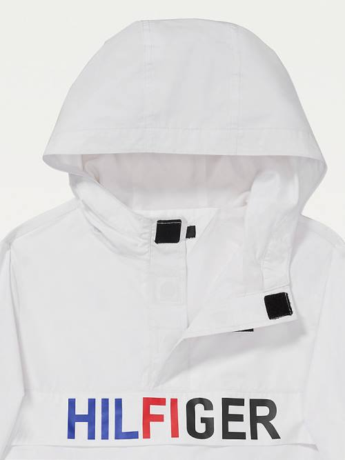 Tommy Hilfiger Adaptive Popover Anorak Jassen Jongens Wit | TH752GPR