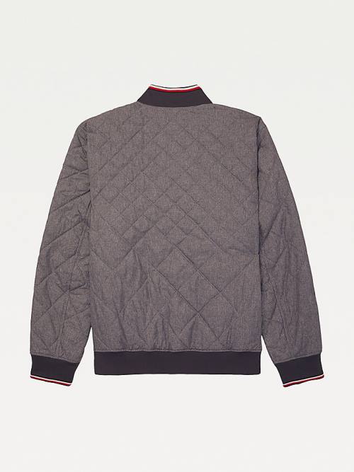 Tommy Hilfiger Adaptive Quilted Bomber Jassen Heren Grijs | TH518JHO