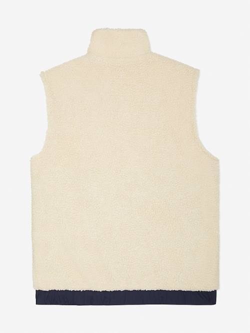 Tommy Hilfiger Adaptive Recycled Reversible Vest Jassen Heren Wit | TH604HAC