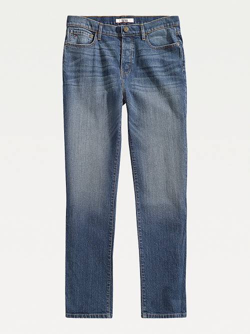 Tommy Hilfiger Adaptive Relaxed Jeans Heren Blauw | TH783NXP