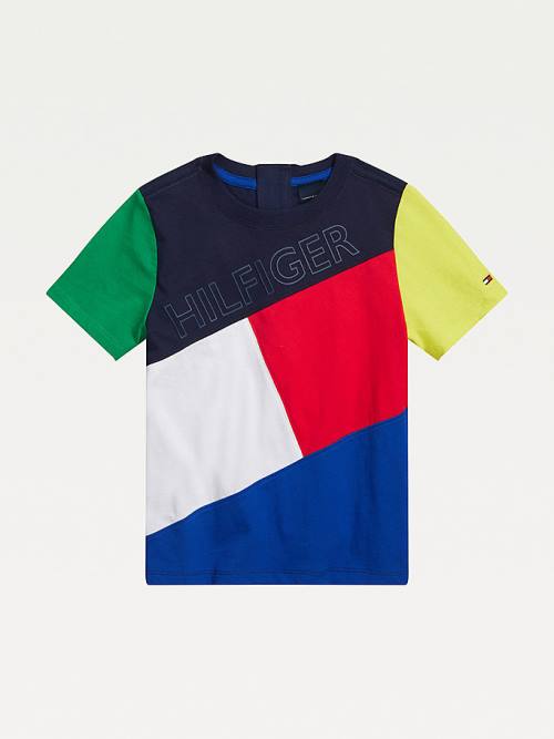 Tommy Hilfiger Adaptive Seated Fit Long Sleeve T-shirts Jongens Multi | TH894YSL