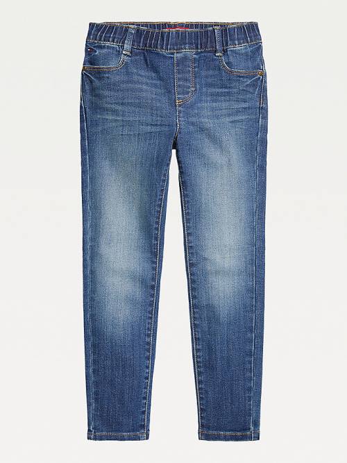 Tommy Hilfiger Adaptive Seated Fit Skinny Jeans Meisjes Blauw | TH521POT