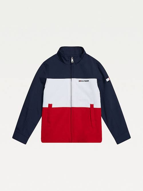 Tommy Hilfiger Adaptive Seated Wear Yachting Jassen Jongens Blauw | TH428DAY