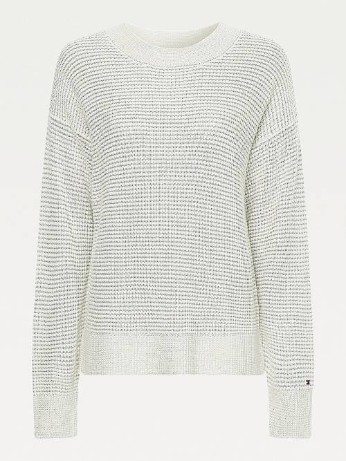 Tommy Hilfiger Alpaca Wool Relaxed Fit Jumper Truien Dames Grijs | TH618MYV