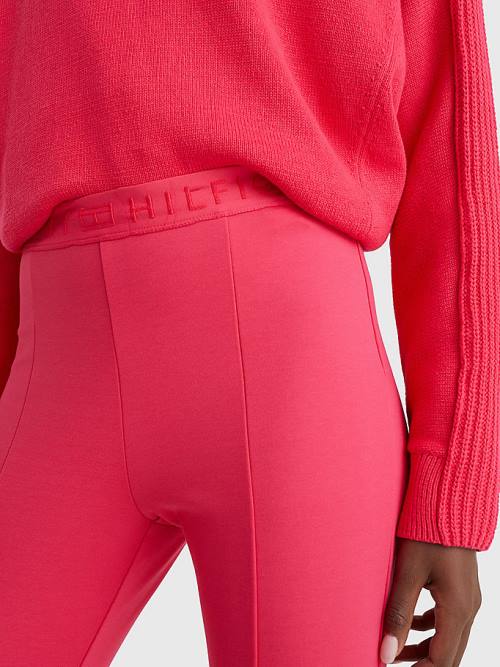 Tommy Hilfiger Audrey Slim Fit Leggings Dames Roze | TH438MKA