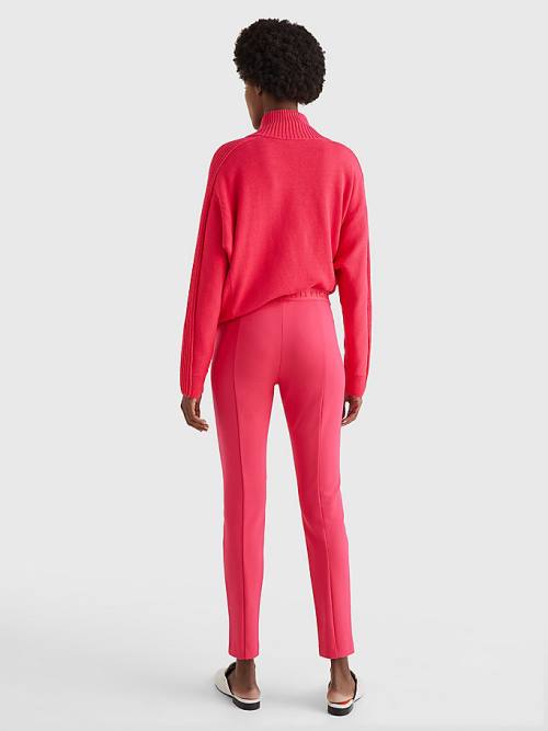 Tommy Hilfiger Audrey Slim Fit Leggings Dames Roze | TH438MKA