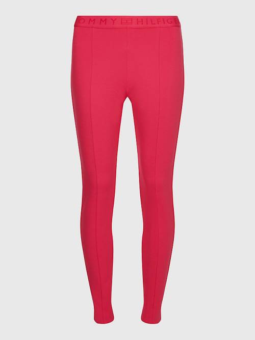 Tommy Hilfiger Audrey Slim Fit Leggings Dames Roze | TH438MKA