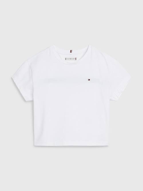 Tommy Hilfiger Back Logo T-shirts Meisjes Wit | TH968HUB