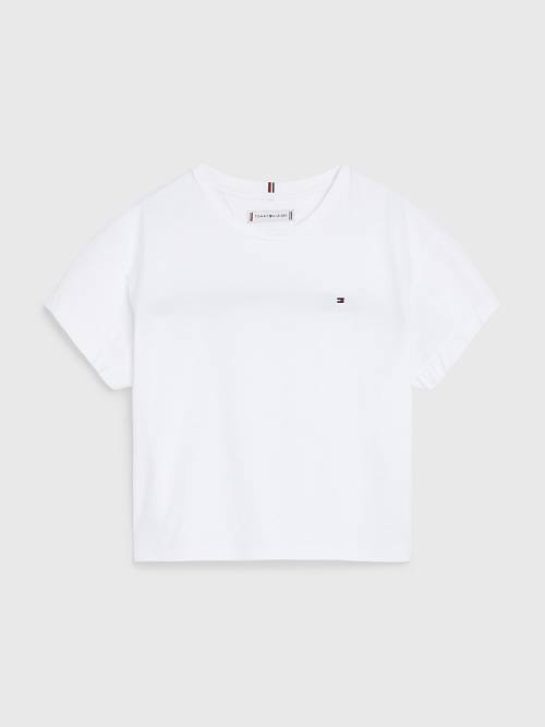 Tommy Hilfiger Back Logo T-shirts Meisjes Wit | TH968HUB