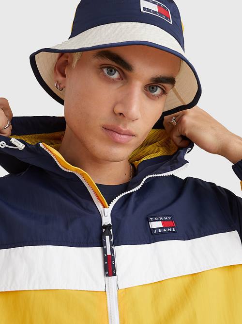 Tommy Hilfiger Badge Chicago Windbreaker Jassen Heren Geel | TH680JPN