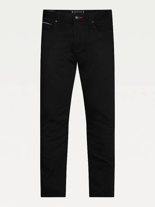 Tommy Hilfiger Bleecker Slim Black Jeans Heren Denim | TH019NTJ