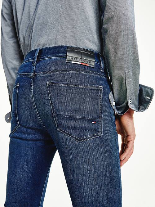 Tommy Hilfiger Bleecker Slim Faded Jeans Heren Denim | TH218GNH