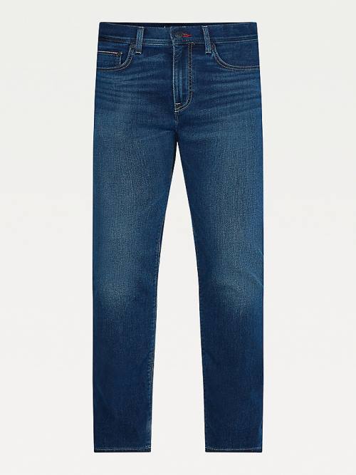 Tommy Hilfiger Bleecker Slim Faded Jeans Heren Denim | TH218GNH