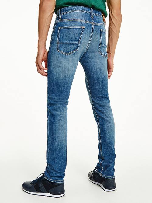 Tommy Hilfiger Bleecker Slim Faded Jeans Heren Denim | TH716SYF