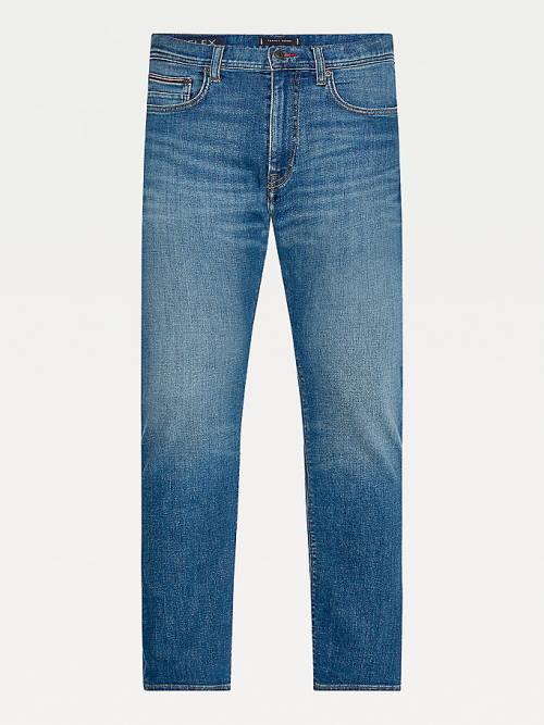 Tommy Hilfiger Bleecker Slim Faded Jeans Heren Denim | TH716SYF