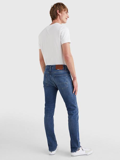 Tommy Hilfiger Bleecker Slim Faded Jeans Heren Denim | TH934CHA