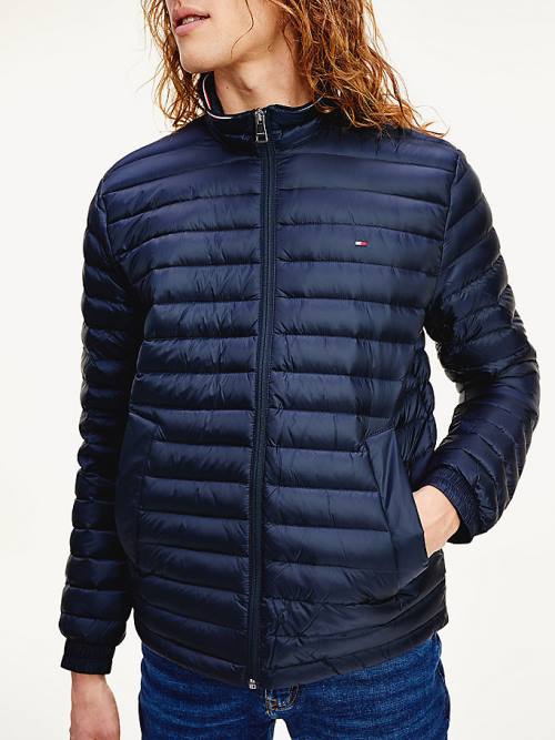 Tommy Hilfiger CORE PACKABLE DOWN Jassen Heren Blauw | TH148FJK