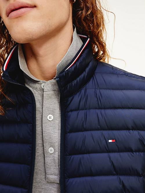 Tommy Hilfiger CORE PACKABLE DOWN VEST Jassen Heren Blauw | TH092OHK