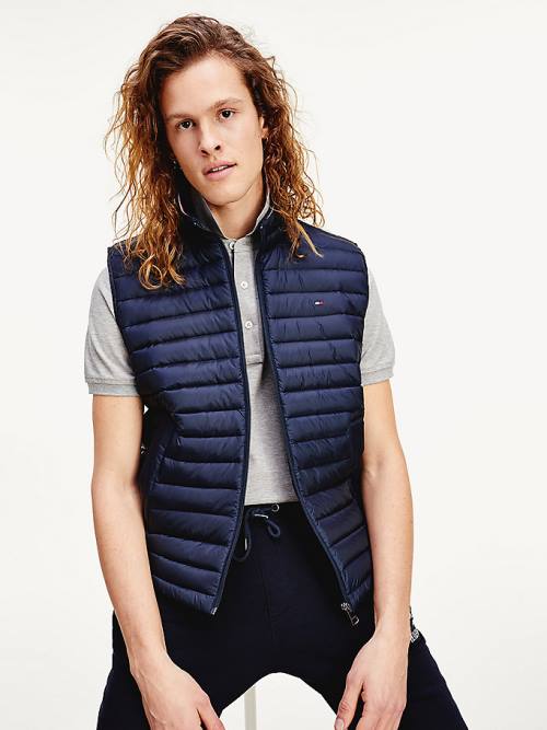 Tommy Hilfiger CORE PACKABLE DOWN VEST Jassen Heren Blauw | TH092OHK