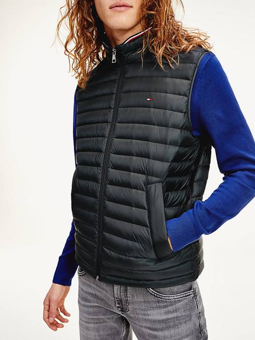 Tommy Hilfiger CORE PACKABLE DOWN VEST Jassen Heren Zwart | TH170NCI