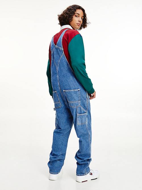 Tommy Hilfiger Carpenter Denim Dungarees Jeans Heren Denim | TH964QVC