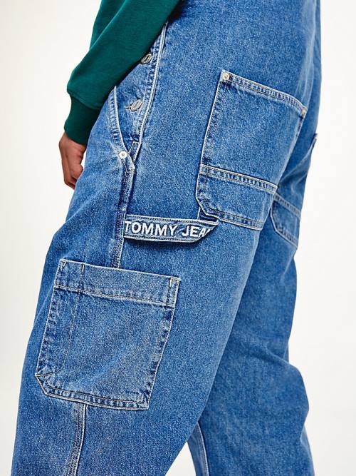 Tommy Hilfiger Carpenter Denim Dungarees Jeans Heren Denim | TH964QVC