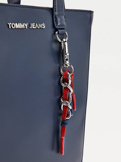 Tommy Hilfiger Charm Tote Tassen Dames Blauw | TH518YJR