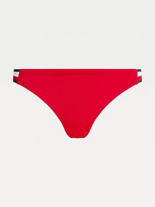 Tommy Hilfiger Cheeky Fit Bikini Bottoms Zwemkleding Dames Rood | TH352ZOC