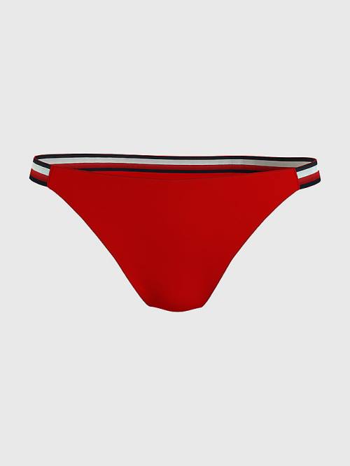 Tommy Hilfiger Cheeky Fit Bikini Bottoms Zwemkleding Dames Rood | TH352ZOC