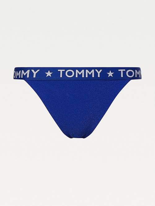 Tommy Hilfiger Cheeky Fit Bikini Bottoms Zwemkleding Dames Blauw | TH765UXM