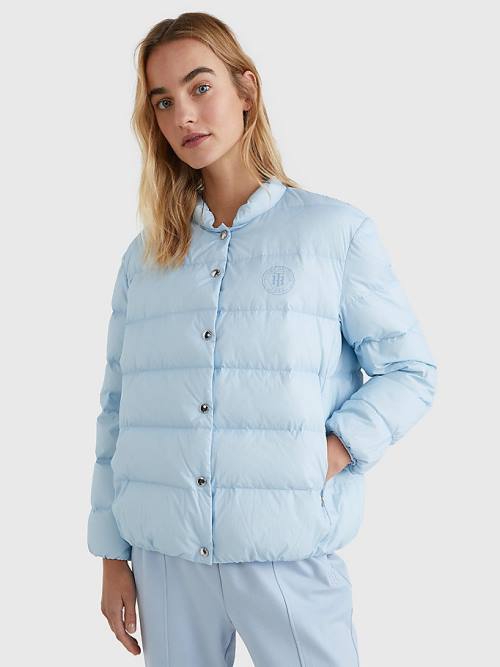 Tommy Hilfiger Chic Down-Filled Jassen Dames Blauw | TH590NZC