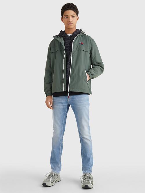 Tommy Hilfiger Chicago Windbreaker Jassen Heren Groen | TH594DLI