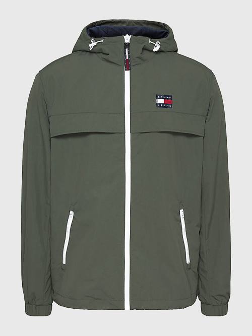 Tommy Hilfiger Chicago Windbreaker Jassen Heren Groen | TH594DLI